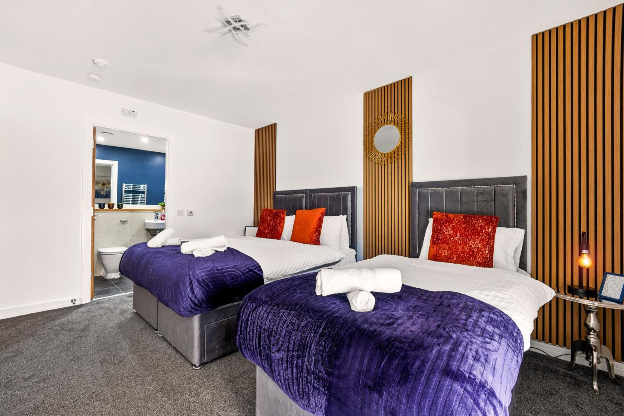 Bullring Lux Suite, New Street Free Netflix - Free Secure Parking- Sleeps 6 Birmingham Exterior foto